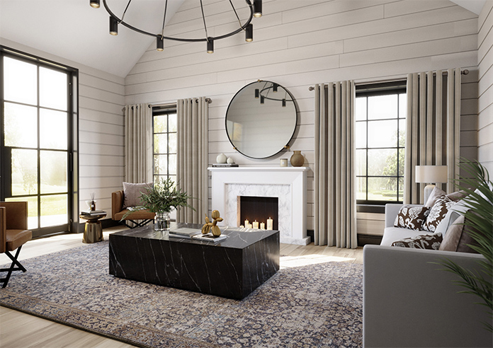 Luxe Velvet (Blackout) Eyelet, Taupe - Ready Made Curtains - Image 8